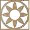 Ekena Millwork Blume Wood Fretwork Pierced Ceiling Medallion, Hickory, 22"OD x 7 5/8"ID x 3/8"T CMWP22X22X0375BLHI - alternate 2